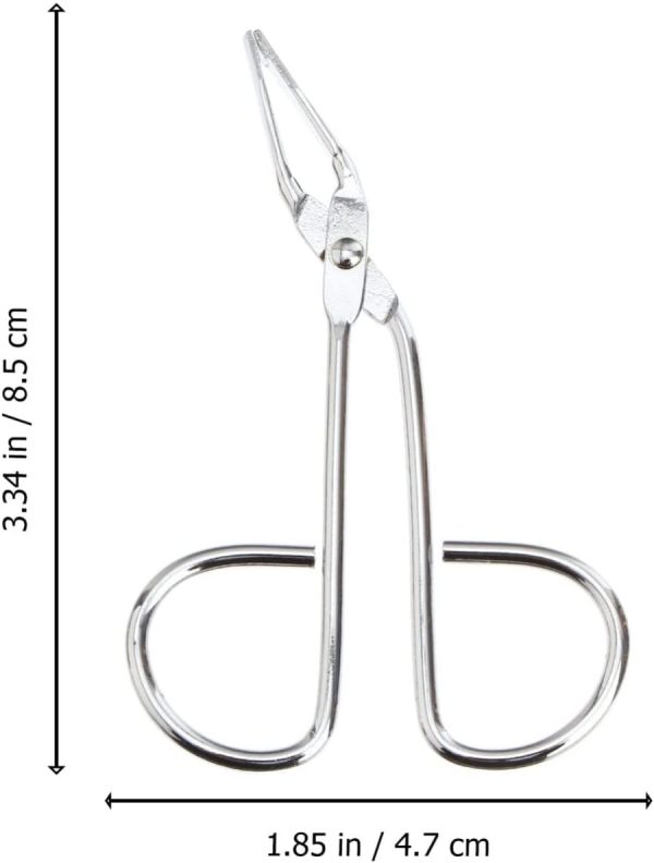 Eyebrows scissor stainless steel scissors shaped slant tip tweezer clip for eyebrow - Image 7