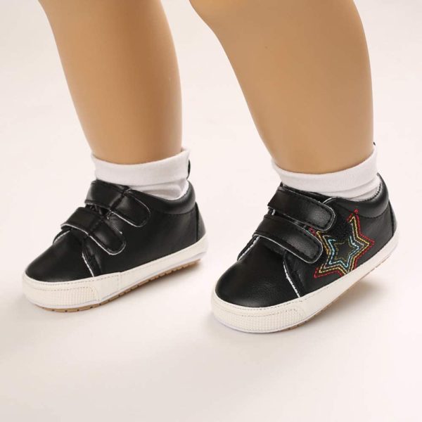 Cheerful Mario Baby First Walking Shoes Baby Boys Girls Pram Shoes Infant Prewalkers Soft PU Leather Anti-Slip - Image 5