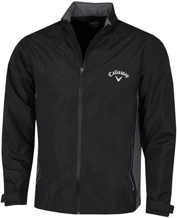 Callaway Golf Mens 2022 Corporate Waterproof Breathable Adjustable Taped Jacket - Image 2