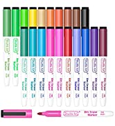 Whiteboard Pens, Shuttle Art 20 Colours Magnetic Whiteboard Markers Fine Tip and Eraser, Dry Wipe...