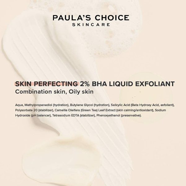 Paula's Choice Skin Perfecting 2% BHA Liquid Exfoliant - Face Exfoliating Peel Fights Blackheads, Breakouts & Enlarged Pores - with Salicylic Acid - Combination, Oily & Acne Prone Skin - 30 ml - Image 6