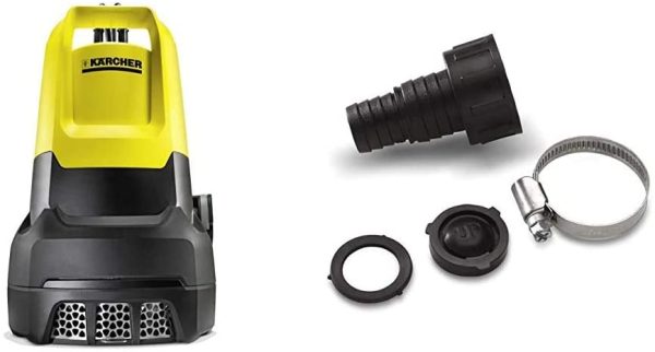 Karcher SP7 INOX Submersible Dirty Water Flood Pump & 6.997-359.0 Connection (Suitable for Hose 3/4 inch 1 inch) - Image 7