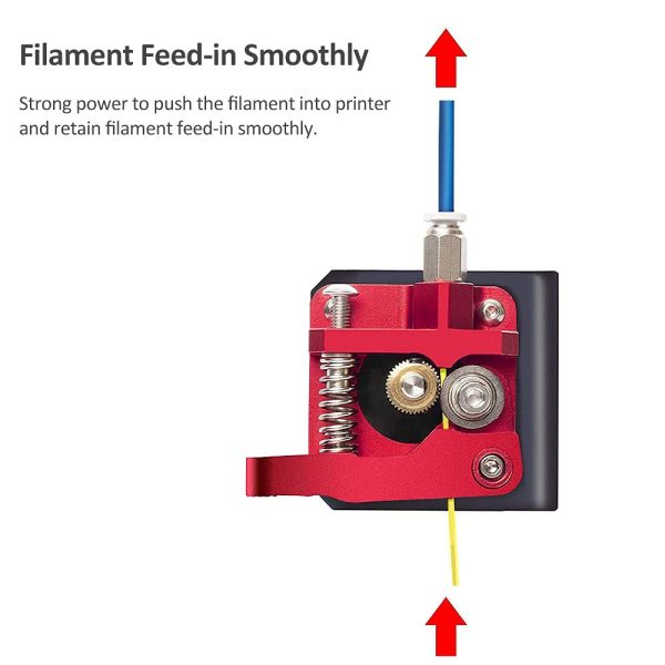 Redrex Upgraded Tension Adjustable All Metal Bowden Extruder for Ender 3 V2/Ender 3 Pro/CR-10 Series and other Reprap Prusa 3D Printers[Right Hand] - Image 4