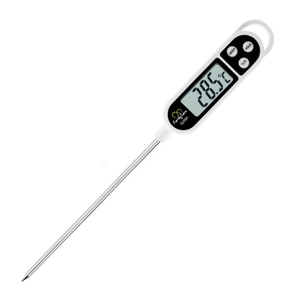 Cooking Thermometer, LEMEGO Digital Meat Food Thermometer Instant Read Long Probe Auto Off LCD Screen Kitchen Thermometers for BBQ, Meat, Sugar, Milk, Water, Jam, Grill (Battery Included) - Image 2