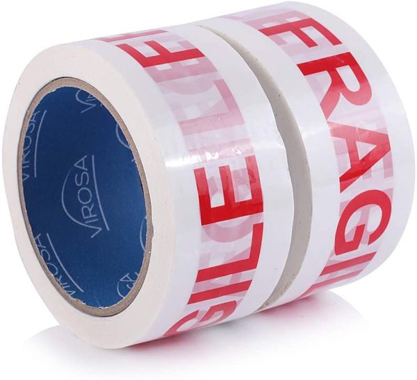 Extra Value Fragile Packing Tape | 6 Rolls Per Pack 48mm x 66m | Ideal as Fragile Tape Roll, Packing Tape, Packaging Tape, Tape Pack, Heavy Duty Tape, Packing Tape for Moving House, Box Tape - Image 3