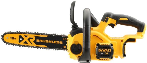 DEWALT DCM565N Cordless XR Brushless Chain Saw, 18 V, Yellow, 30 cm - Image 2