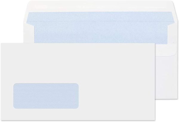 Blake Purely Everyday DL 110 x 220 mm 80gsm Self Seal Window Envelopes (FL2884/500) White - Pack of 500 - Image 2