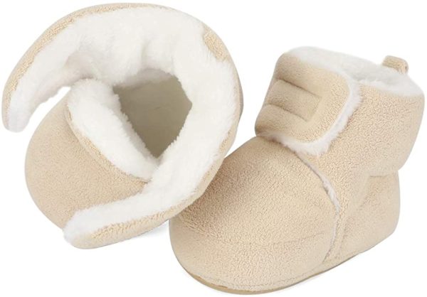 MASOCIO Baby Boys Girls Soft Sole Winter Warm Boots Infant Anti-Slip First Walking Shoes - Image 4