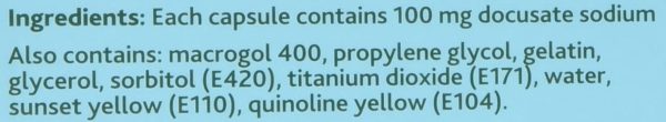 DulcoEase 100 mg Docusate Sodium Capsules - Softening Constipation Relief - Pack of 30 Soft Gel Capsules - Stool Softening Laxative - Image 6