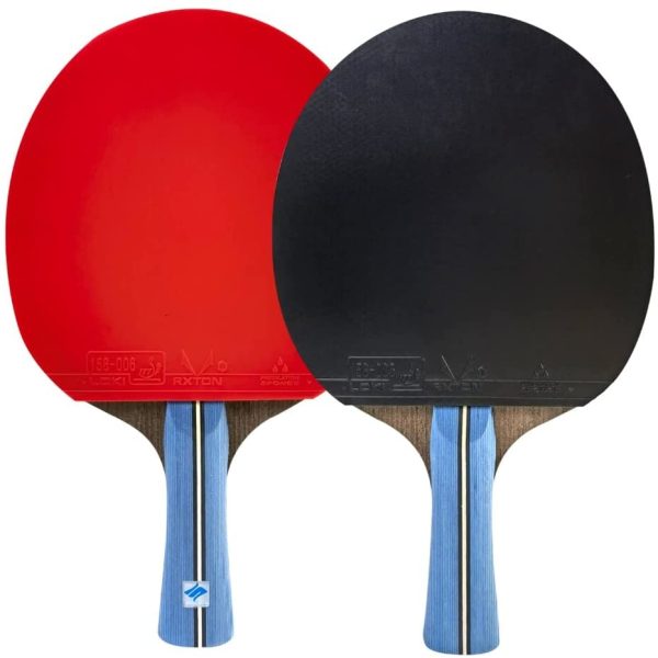 Scorpion Table Tennis Bat, Professional Ping Pong Racket, ITTF Approved Rubber, Stylish Case, 5-Star Carbon, Black/Red - Image 6