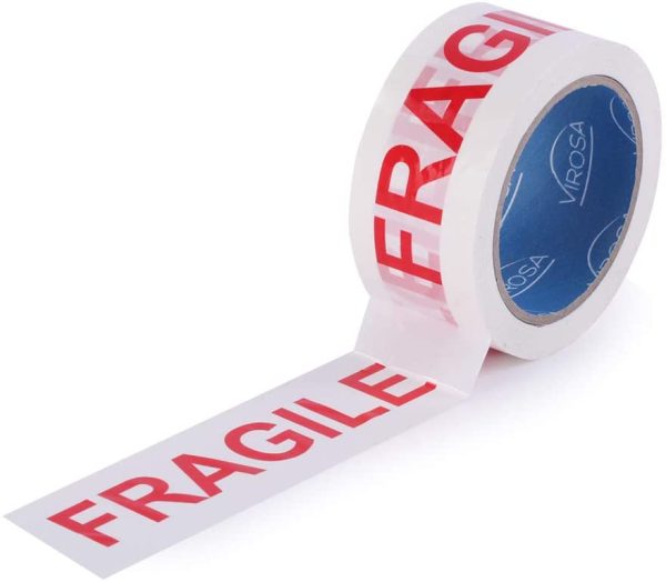 Extra Value Fragile Packing Tape | 6 Rolls Per Pack 48mm x 66m | Ideal as Fragile Tape Roll, Packing Tape, Packaging Tape, Tape Pack, Heavy Duty Tape, Packing Tape for Moving House, Box Tape - Image 6