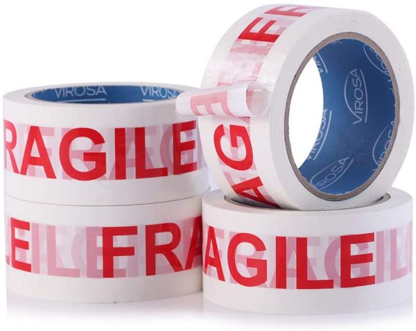 Extra Value Fragile Packing Tape | 6 Rolls Per Pack 48mm x 66m | Ideal as Fragile Tape Roll, Packing Tape, Packaging Tape, Tape Pack, Heavy Duty Tape, Packing Tape for Moving House, Box Tape - Image 5