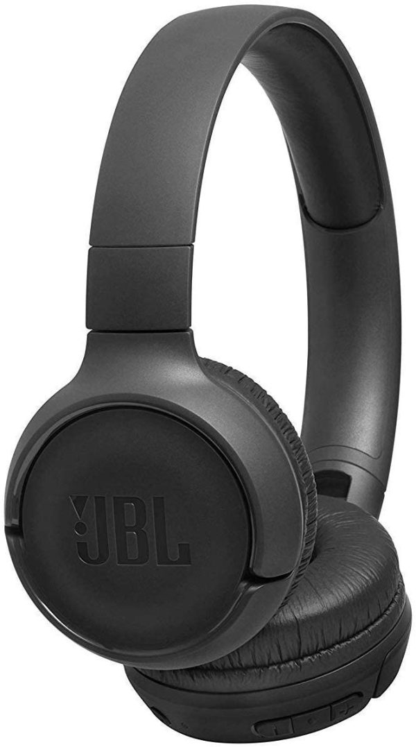 JBL T500BT in Black ?C Over Ear Bluetooth Wireless Headphones with Pure Bass Sound ?C Headset with Built-In Remote / Microphone - Image 5