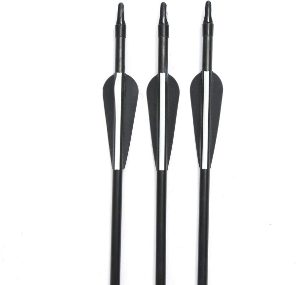 10pcs 30inch Archery Carbon Arrows Hunting Targeting Arrows with Replaceable Broadhead Nock for Beginner Hunting Shooting Practice - Image 6