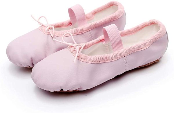 Lily's Locker - Ballet Shoes for Girls Full Sole Leather Dance Shoes for Children and Adults - Image 4