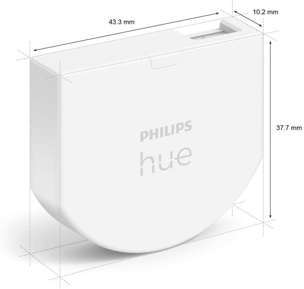 Philips Hue Smart Wall Switch Module Twin Pack. Works with Alexa, Google Assistant and Apple Homekit, Black - Image 7