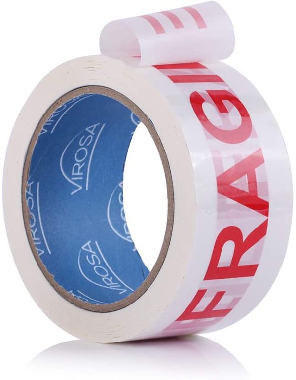 Extra Value Fragile Packing Tape | 6 Rolls Per Pack 48mm x 66m | Ideal as Fragile Tape Roll, Packing Tape, Packaging Tape, Tape Pack, Heavy Duty Tape, Packing Tape for Moving House, Box Tape - Image 4