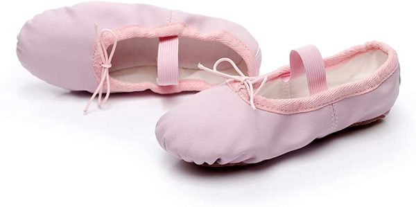 Lily's Locker - Ballet Shoes for Girls Full Sole Leather Dance Shoes for Children and Adults - Image 2