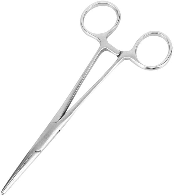 Hemostatic Forceps, Hemostat Jaws, Straight Locking Tweezers Clamp Surgical Pets Supplies Hair Pliers for Hobby Firefighter Pruning - Image 8