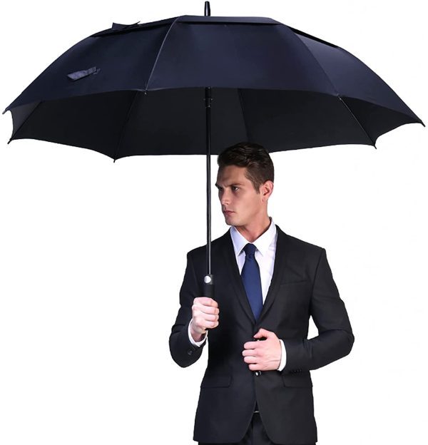 G4Free 54/62/68 Inch Automatic Open Golf Umbrella Extra Large Oversize Double Canopy Vented Windproof Waterproof Stick Umbrellas - Image 4