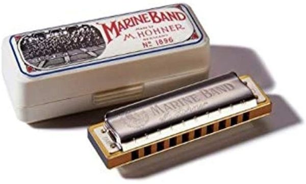 Hohner 1896BX-C Marine Band in C, Chrome, 10 & First 50 Songs You Should Play On Harmonica