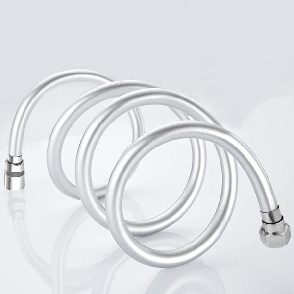 PVC Smooth Shower Hose 1.5m(59") -Shower Hoses with Chrome, Universal Anti-Kink and Leak-Proof (1.5M) - Image 2