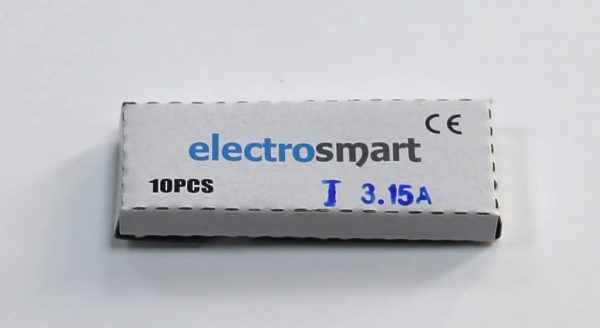 electrosmart Pack of 10 3.15A T3.15A 20mm x 5mm Glass Fuse 250v Slow Blow/Time Lag/Delay - Image 2