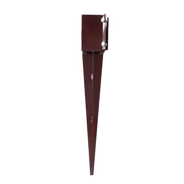 Fence Post Spike Support Holders Drive Down 600mm 3" / 75mm Like Metpost Holder x 1 - Image 3