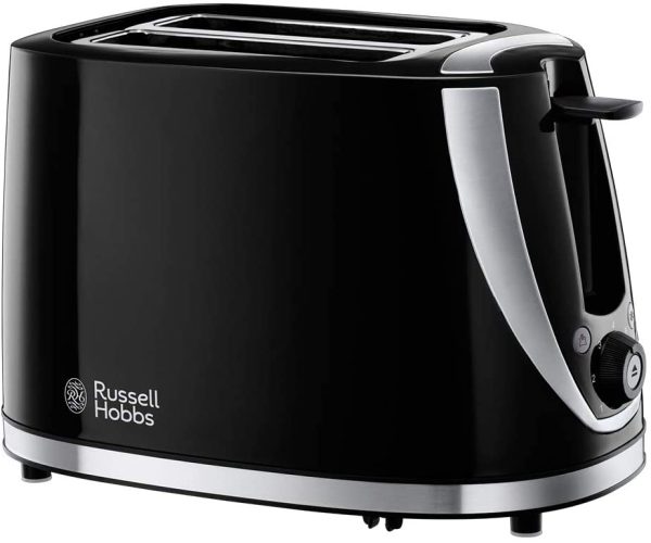 RHM2076B 20 Litre 800 W Black Digital Solo Microwave with 5 Power Levels, Automatic Defrost, 8 Auto Cook Menus, Clock & Timer, Easy Clean & 21410 Mode 2-Slice Toaster, Plastic, Black - Image 5