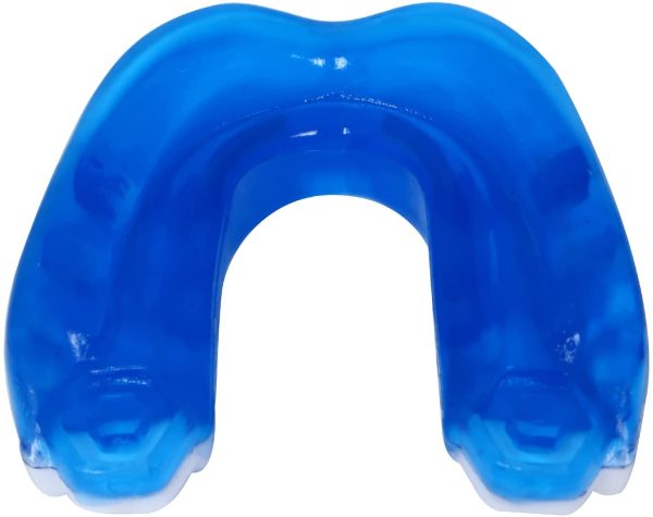 Gum Shields Adult Level Gel Mouth Guard MMA Boxing Braces Gum Karate Sparring Tooth Sensitive Combat Sports Rugby, Soccer Football, Muay Thai BJJ (Adult (12+), Blue / White) - Image 3