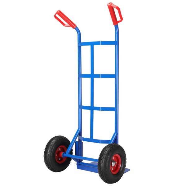 Foldable Hand Truck Sack Barrow Trolley Heavy Duty Steel 200 kg 440 lbs Cart Dolly Industrial Wheels Stair Climber Lightweight - Image 3