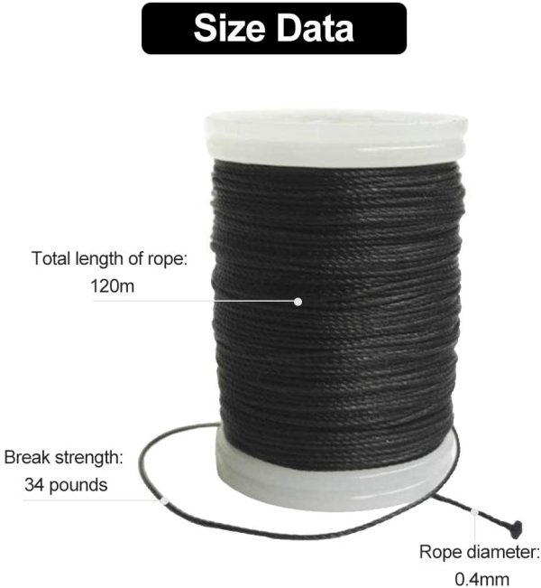 Alomejor 120m Bow string Serving Thread and Durable Nylon String Use for Bowstring Archery Supplies Suitable for Outdoor Sport - Image 2