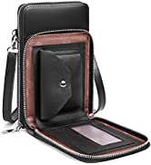 unisoul Women Crossbody Phone Bag with Coin Purse - Leather Mobile Phone Wallet Handbag Shoulder ...