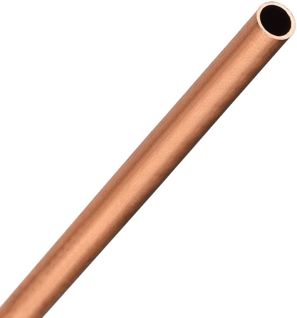 Copper Round Tube 3mm OD 0.25mm Wall Thickness 300mm Length Pipe Tubing 2 Pcs - Image 3