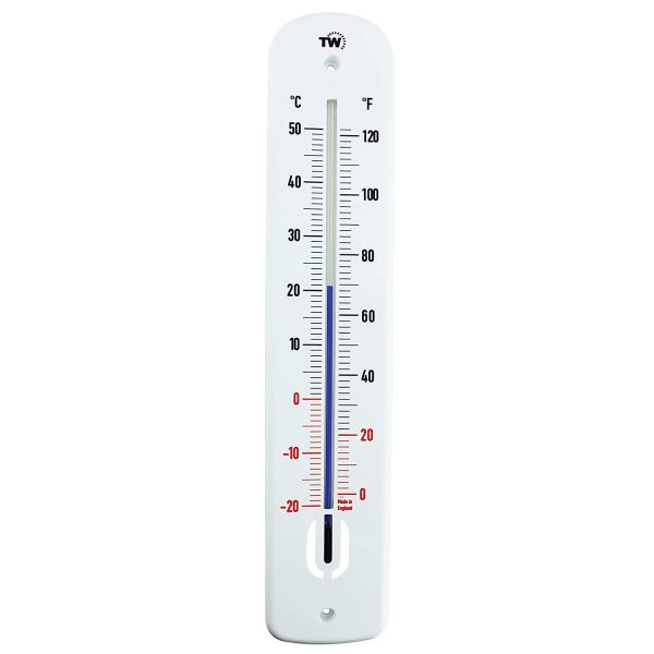 Large Outdoor Thermometer - 380 mm Garden Thermometer Outdoor For Use In Garden Greenhouse Patio Sun Terrace Shed Allotment Wall Classic Thermometer Indoor Outside Temperature Gauge (Black and Red) - Image 7