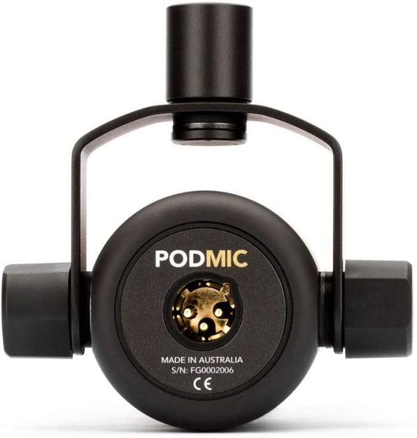 R?DE PodMic Broadcast-quality Dynamic Microphone with Integrated Swing Mount for Podcasting, Streaming & Behringer UMC22 Audiophile 2x2 USB Audio Interface with Midas Mic Preamplifier - Image 6