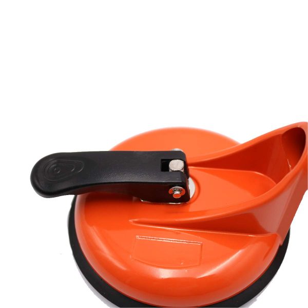 Heavy Duty Aluminum Double Handle Suction Cup Plate Professional Glass Puller/Lifter/Gripper (2 claw Orange) - Image 3