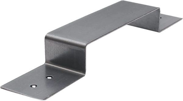 EAI Fence Panel Security Brackets for Concrete or Wooden Posts | Fits 4 Inch x 4 Inch | Galvanised Steel | Pack of 10 - Image 3