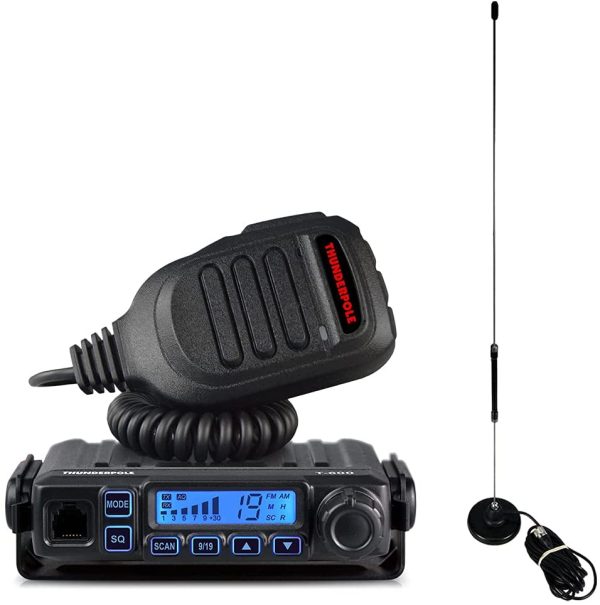 CB Radio Kit | Thunderpole T-600 + Apollo Mag Aerial | 12v AM/FM CB Radio & Antenna Pack - Image 4