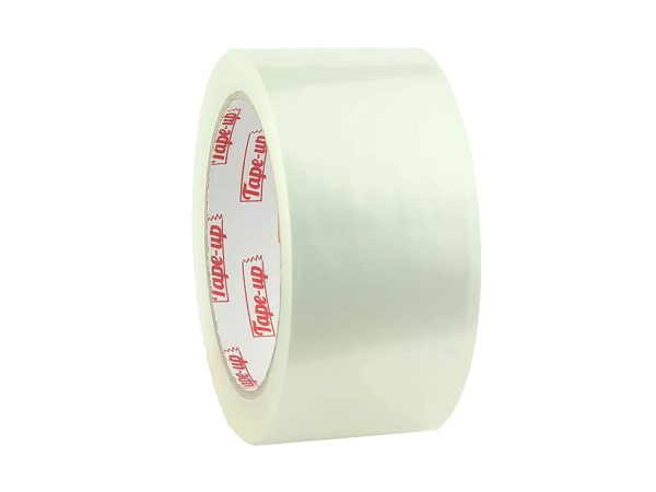 Tape-Up Packing Tape | Parcel Tape Single roll | 1 roll | 48MM x 66M |Strong, Thick and Secure | Water resistant | Packing cartons | Moving homes | Parcel tape | Packaging tape (Clear) - Image 3