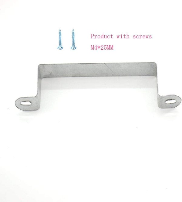 Fence Panel Security Brackets for Concrete or Wooden, Pack of 10, Posts Fits 4?? x 4?? Posts Strong Galvanised Steel Predrilled with 20 Screws - Image 2