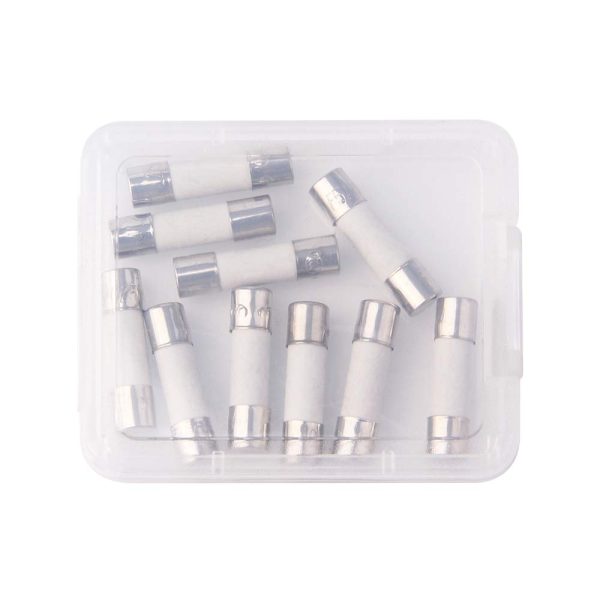 Pack of 10 pcs F1AL Fast-Blow Fuse 1A 250V Ceramic Fuses 5 x 20 mm (1amp)