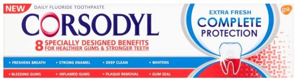 Corsodyl Complete Protection Toothpaste Extra Fresh 75 Ml - Image 6