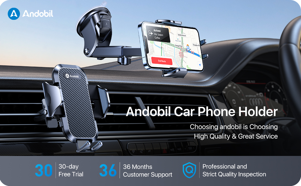 andobil 2022 Rock Solid Car Phone Holder