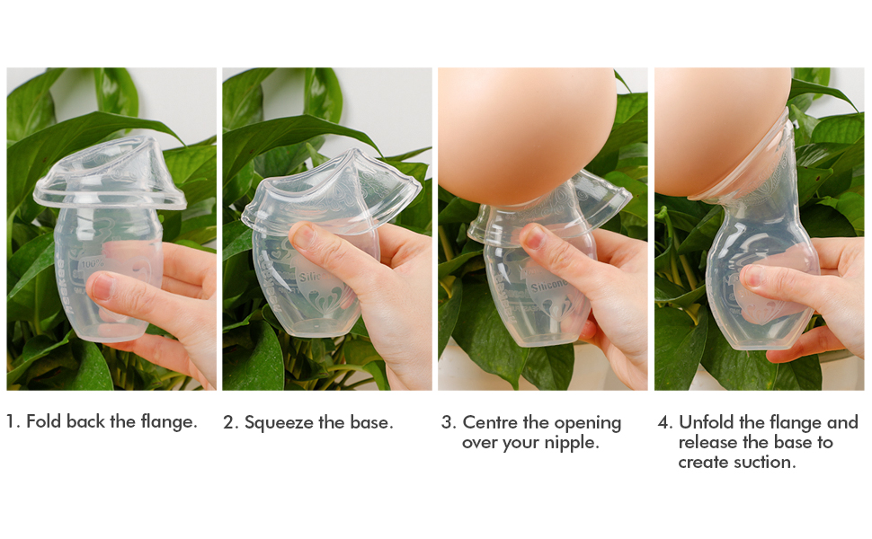 How to use your Haakaa Silicone Breast Pump: 