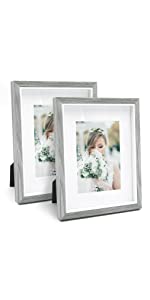 8x10 grey photo frame