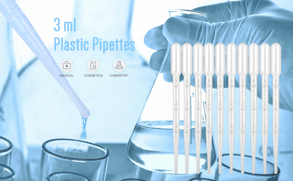 3ML Plastic Pipettes Droppers