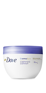Dove DermaSpa Cashmere Comfort Body Cream 300 ml transforms very dry skin to leave it cashmere-soft