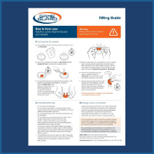 Game Guard Gumshields fitting instructions for the single mouthguard