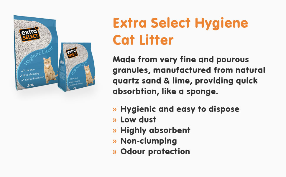 Description of extra select hygiene cat litter